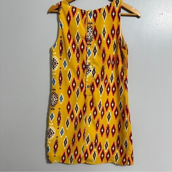 Peach Love Cream sleeveless dress. Buttons up the back. Size S - Picture 3 of 6